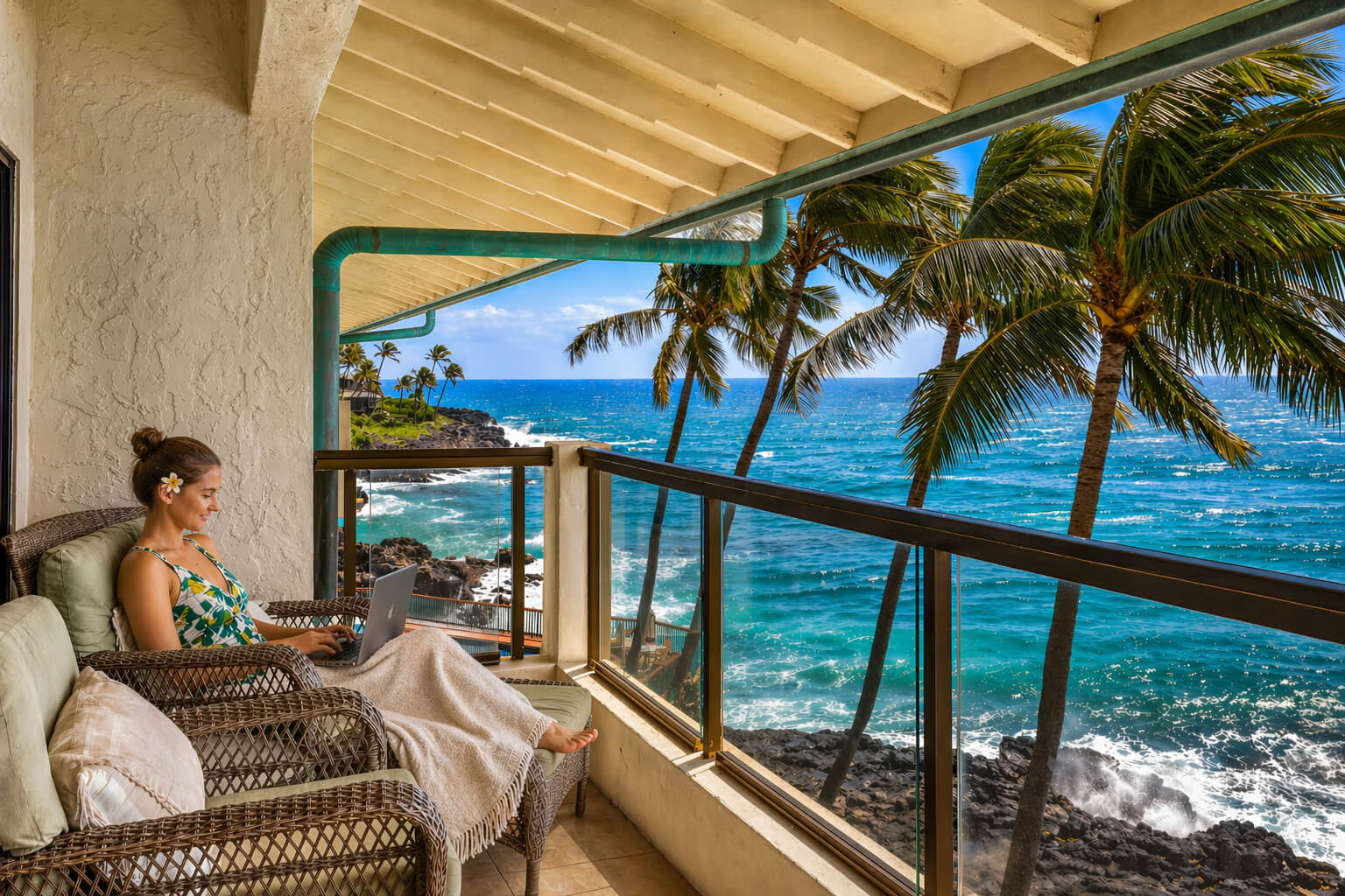 koolkondo lady with laptop
